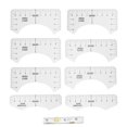 thumbnail image 2 of Alignment Ruler, Ruler Sophisticated Design Clear Scale Durable Accurate Measurement  For Home For Family, 2 of 8