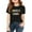 Black, variant on Girls and Boys Back to School T Shirts Round Neck Short Sleeve T Shirt Top Summer Fourth Grade Letter Print T Shirt Daily Tops(Wine,3-4 Years)