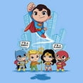 thumbnail image 2 of Infant's DC Super Friends Chibi Flying Superman Bodysuit, 2 of 3