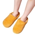 thumbnail image 3 of hirigin Fluffy Slip-on Slides Slippers Soft Comfy Plush Warm Non Slip House Shoes for Women Men Winter Indoor Outdoor, 3 of 8