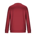 thumbnail image 4 of Men's Long Sleeve Ribbed Knit Shirts Crew Neck Pullover Tops Regular Fit Stretchy Sweatshirt Lightweight Sweater, 4 of 5