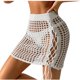 thumbnail image 2 of Perspectiva sexy Hollow Out Cross Vendaje Hip Wrap Falda Holiday Beach Falda Pompotops qwe13980, 2 of 6