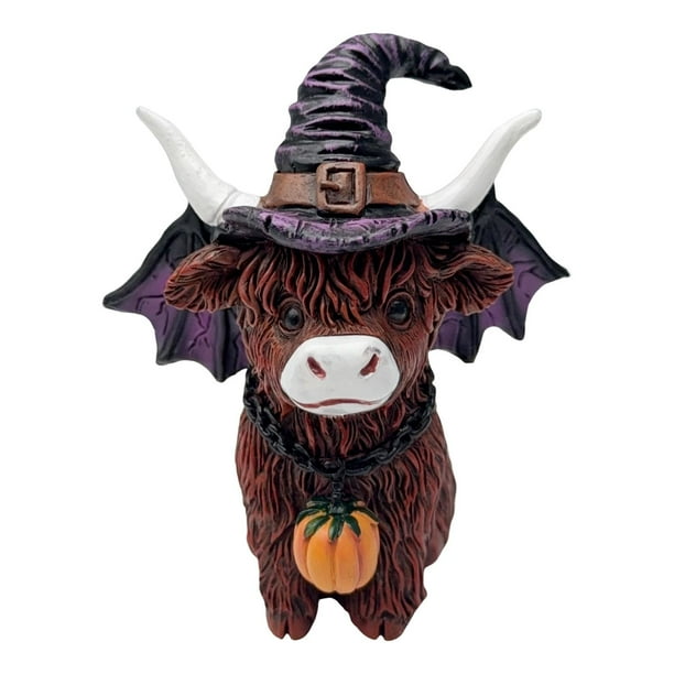 Estatua de animal, figura decorativa, novedosa, para mesa, coleccionable, Halloween 9 cm x 75 cm x 10 cm