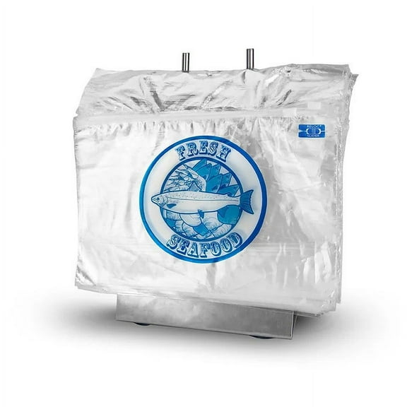 Fantapak Reloc Zip-Lock Bottom Gusset Storage Bag Clear, 7" Length x 4" Width x 11" Depth | 500/Case