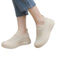 thumbnail image 2 of YOUYEDIAN Sneakers for Women Versatile Round Toe Soft Fashion Breathable Mesh Platform Sneakers Casual Slip On Comfy Sport Walking Shoes, 2 of 5