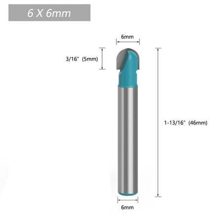 

6Mm Shank Double Edging Router Bits For Wood Cove Box Bit Tungsten Carbide