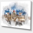 thumbnail image 2 of Bâtiment du Parlement Hongrois - Impression sur Toile Extra Large, 2 of 4