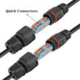 thumbnail image 2 of Conectores de cable Andefu de 2 pines impermeables IP68, paquete de 4, 2 of 7