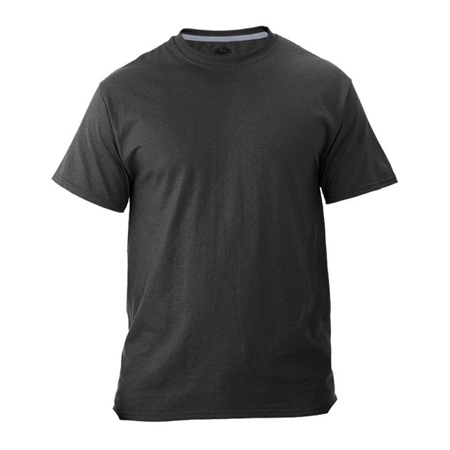 Playera Fruit Of The Loom para Hombre, Cuello Redondo Manga Corta Negro Talla CH