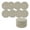 A, variant on Non-Woven Braided Coasters, Absorbent Rope Style Drink Mats with Metal Storage Holder for Coffee Table Desk and Home Living Room Furniture Decor 8 Pack, 4.5In