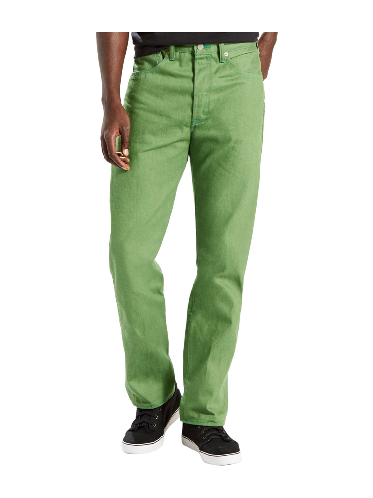 Levi's Mens 501 OG Shrink-to-fit Regular Fit Jeans freshleaf 38x30 ...