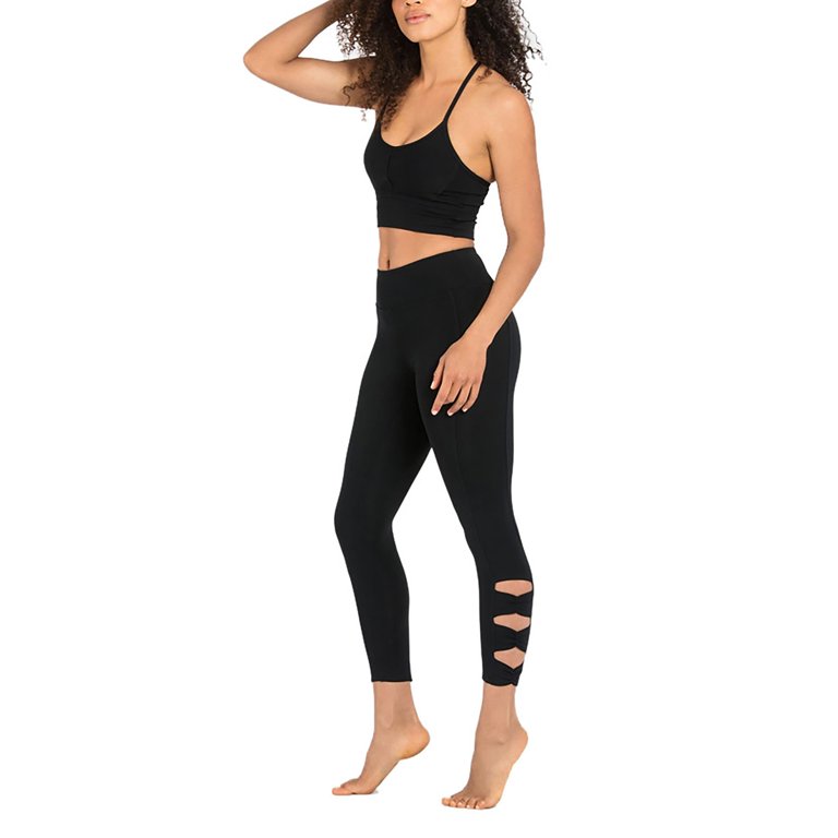 Zenana Women & Plus Soft Wide Waistband Active Fitness Tight Yoga Leggings  with Pockets (Single & Multi-Packs Available) 