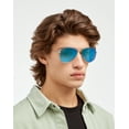 thumbnail image 4 of Hawkers - Polarized Hawk Silver Blue One Size UV400 Unisex Sunglasses, 4 of 7