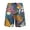 Colorful Various Leaves, variant on Men’s Sleep Shorts Relaxed Fit Lounge Pants with Pockets Mens Pajama Loungewear Home Wear Comfort Colorful Various Leaves Small