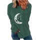 thumbnail image 1 of ICHUANYI Liquidación Camiseta holgada estampada a la moda para mujer Blusa de manga larga cuello redondo Tops casuales sudadera con capucha ICHUANYI WER202308250909, 1 of 4