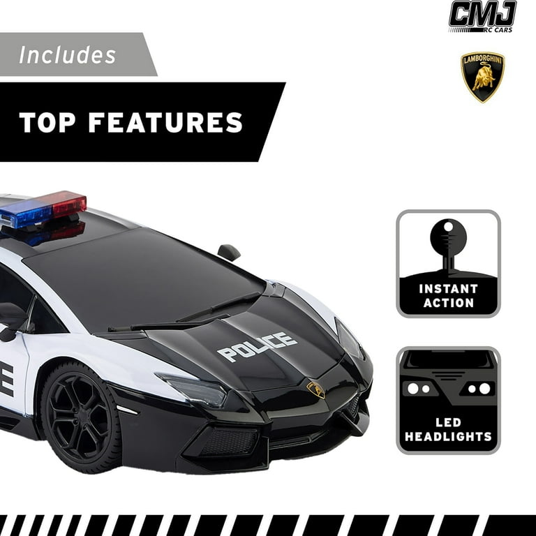 CMJ RC Cars: Lamborghini Aventador LP700-4, 1:24 Scale - Walmart.com