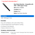 thumbnail image 2 of Rear Shock Absorber - Compatible with 2002 - 2008 Jaguar X-Type 2003 2004 2005 2006 2007, 2 of 2