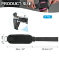 thumbnail image 2 of Uxcell Ankle Strap for Cable Machine, Gym Cable Kickback Ankle Wraps Exercise Attachment for Hip Leg Extension Black 24 x 8 cm, 2 of 7