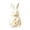 7 in, variant on Easter Rabbit Candle Holder, Hollowed Resin Bunny Statue, 7 in, Cute Spring Tealight Holder, Rustic Easter Home Decor, Festive Table Accent, for Indoor Yard Door Table Corner Party