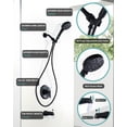 thumbnail image 4 of Wowow Single-Handle 8-Spray Shower Faucet 1.8 GPM with Adjustable Head and Tub Spout in Matte Black (Valve Included), 4 of 7
