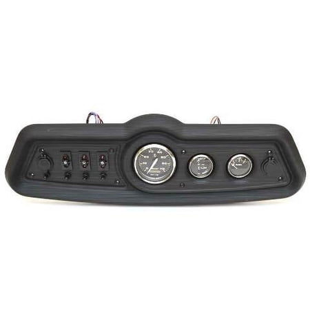Godfrey Pontoon Boat Gauge Panel 466592 | Mercury Woodgrain Black