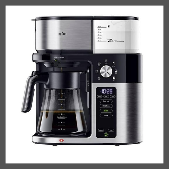 Braun 50 oz MultiServe Coffee Maker Plus 10-Cup Pod Free Drip 7