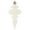 White, variant on Vickerman 4" White 4-Finish Finial Ornament, 8 per Box