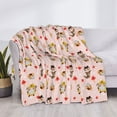 thumbnail image 3 of Yiaed Halloween Gnomes Print Blanket Throw Blanket Soft Cozy Flannel Blanket for Home Bed Sofa Couch Chair-50"x40", 3 of 6