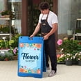 thumbnail image 2 of Jumbl A Frame Sandwich Board – 22 x 28" Display Sidewalk Sign with PVC Sign Protector (Blue), 2 of 5