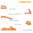 thumbnail image 6 of POWERTEC 72038 Table Saw Dust Collector Bag Fits 10" Tablesaws w/ 2.5" Dust Port and Safety Push Block & Push Stick 5-pc Set for Table Saws, Router Tables, Band Saws & Jointers, Hand Protection, 6 of 8