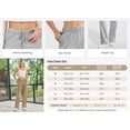thumbnail image 2 of Weardear Straight Leg High Waisted Sweatpants Womens Casual Workout Pants with Inner Drawstring and Side Pockets, 2 of 6