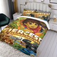 thumbnail image 3 of Go Diego Go Conjunto de sábanas temático, trío de piezas, cómodo y amigable con la piel, diseño único, regalo de decoración para el hogar para familiares, amigos y fans,135cm *200cm, 3 of 6