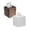 A 1PCS & D 1PCS, variant on WUSUOWEI 2PCS Tissue Box Cover Holder Square Hand Hammered Copper Vintage Metal Tissue Holder Box for Bathroom Accessory,Decorative Facial Paper Holders Modern Home Decor Metal Tissue Dispenser