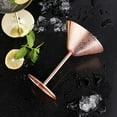 thumbnail image 3 of 1Pcs Stainless Steel Martini Glass, 240ml Metal Cocktail Glasses Silver, 3 of 4