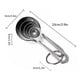 thumbnail image 3 of pstuiky Juego de 5 cucharas medidoras de acero inoxidable: cucharas medidoras para repostería y cocina, ideales para pesar café, leche en polvo y otros utensilios., 3 of 9