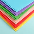 thumbnail image 5 of Plastic Pocket Folders with Business Card Slot, Project Folders with 2 Pockets and Top Retaining Flap, Poly File Folders for Back to School Supplies, Fits Letter Size Sheets, 1Pc(Pink,11.7x9.5"), 5 of 8