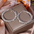 thumbnail image 4 of Silver Needle Personalized Temperament Earrings European And American Exaggerated Earring Design Earrings Earrings, 4 of 5