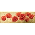 thumbnail image 2 of Levashov, Igor 24x11 Gold Ornate Wood Framed with Double Matting Museum Art Print Titled - Poppies Grace II, 2 of 4
