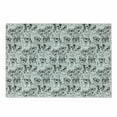 thumbnail image 1 of Dog Cutting Board, Monochrome Trace Sketch Pugs Bulldog Terrier with Glasses and Hats Hipster Attire, Decorative Tempered Glass Cutting and Serving Board, Small Size, Black White, by Ambesonne, 1 of 1
