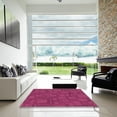 thumbnail image 7 of Ahgly Company Machine Washable Indoor Rectangle Transitional Hot Deep Pink Area Rugs, 5' x 7', 7 of 7