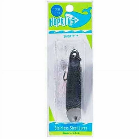 UPC: 0025664015016 | Hopkins Lures Shorty Spoon Treble Hook Bucktail 1-1/2 oz White