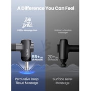 BOB AND BRAD X6 Pro Massage Gun Deep Tissue Percussion with Metal Head Therapy, for Athletes, Electric Massager Gun for Pain Relief