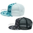 thumbnail image 2 of BASSDASH 2 Pack Flat Brim Trucker Cap Adjustable Snapback Hat Mesh Back For Men Women Fishing Hunting, 2 of 5