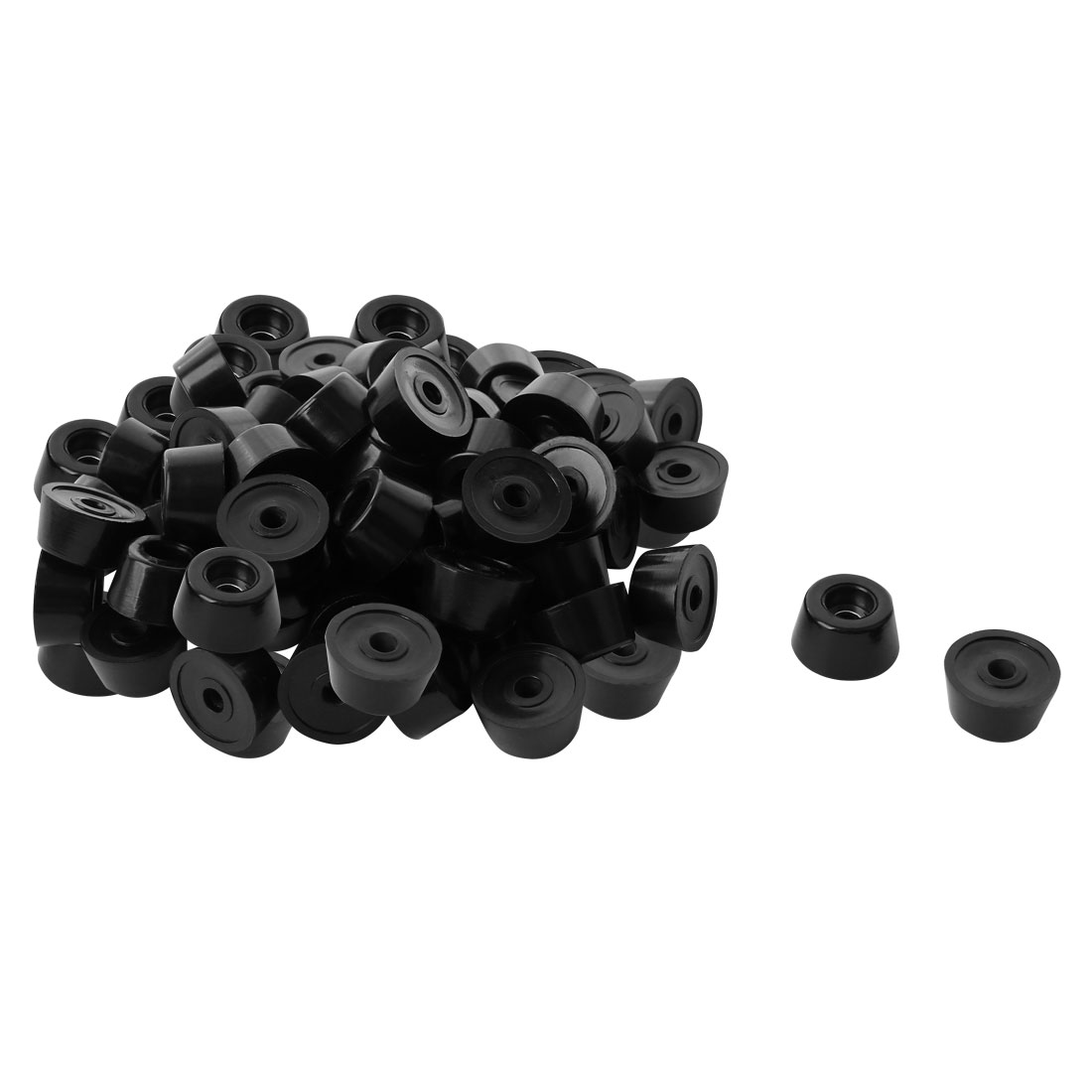 80pcs Rubber Feet Bumper Buffer Chair Leg Pad with Metal Washer
