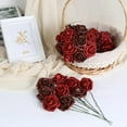thumbnail image 3 of 10pcs Glitter Rose Bouquet, Artificial Rose Flowers Bouquet, Eternal Glitter Rose Bouquet with Stem, DIY Bouquet Shiny Fake Rose Bouquet Love Gift, 3 of 5
