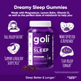 thumbnail image 4 of Goli Nutrition Dreamy Sleep Gummies, Lemon Balm and Botanicals, 60 Count, 4 of 9