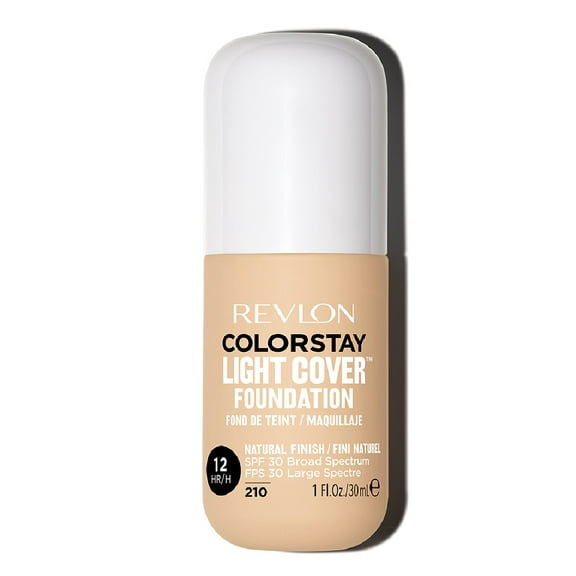 Revlon Colorstay Light Cover Foundation, Natural Finish, SPF 30, #210 Creme Brulee