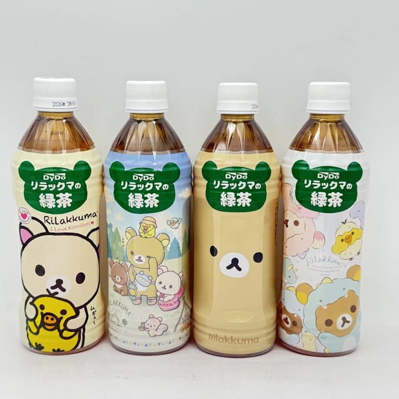 Dydo X Rilakkuma Green Tea 500mlx4bottle