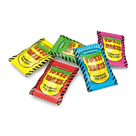 Toxic Waste | Hazardously Sour Candy - Special Edition Color Drums, 5 Assorted Flavors plus New Mystery Flavor, 1.7oz - 3 pack