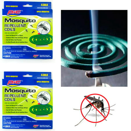 2 Pks Mosquito Repellent 8 Coils Outdoor Use Skin Protection Insect Bite (Best Thing To Use For Mosquito Bites)
